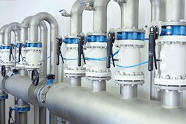 水処理と下水処理施設でもピンチバルブを使用
