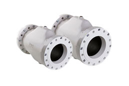 農業用スプレーヤーの液肥を制御するVF050.03X.31.30LAおよびVF080.03X.31.30LA空圧式ピンチバルブ